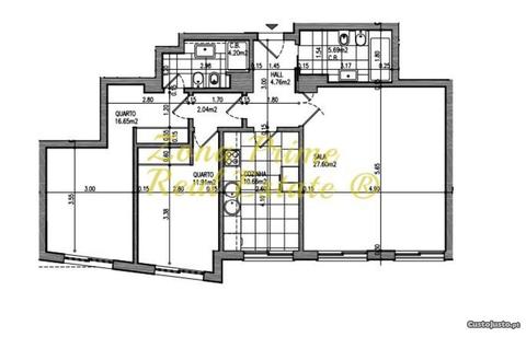 Apartamento T2, 2 wc, 106m2