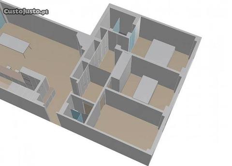 Apartamento T3 ao lado da central de camionagem
