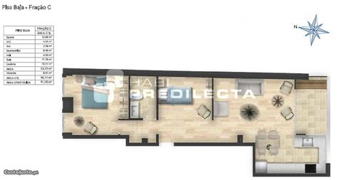 Refh2577 T1+1 Kit 5min Praça Carlos Alberto