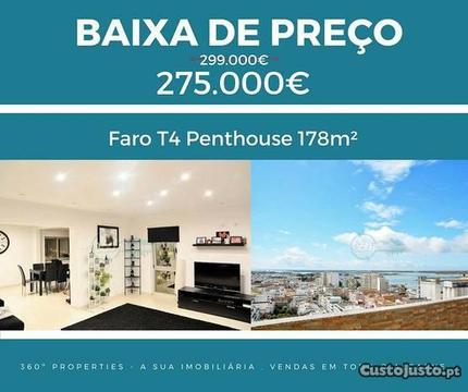 T4 Penthouse com 178m2 - Faro (Sé And São Pedro)
