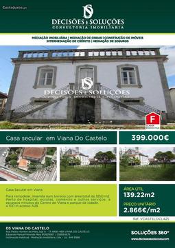 Moradia Secular na cidade de Viana