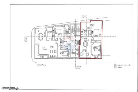 Apartamento T1 em Construção com Garagem