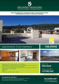 Apartamento T2 com terraço