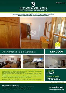 Apartamento T3 em Viana do Castelo